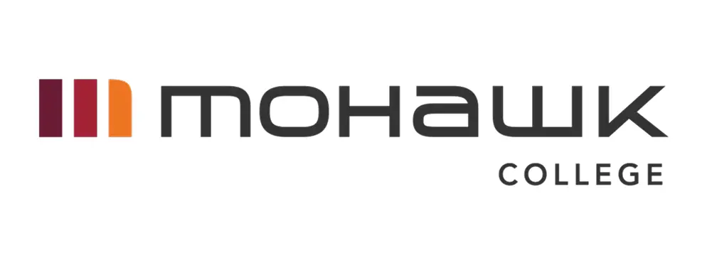 Logo of Mohawk college demonstrating our partnership with them.